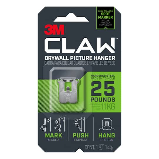 3M CLAW&#x2122; 25lb. Drywall Picture Hanger